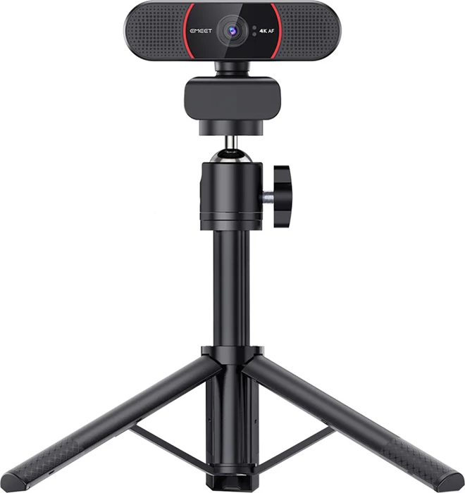 Webcam Emeet SmartCam C960 4K + tripod, e zezë
