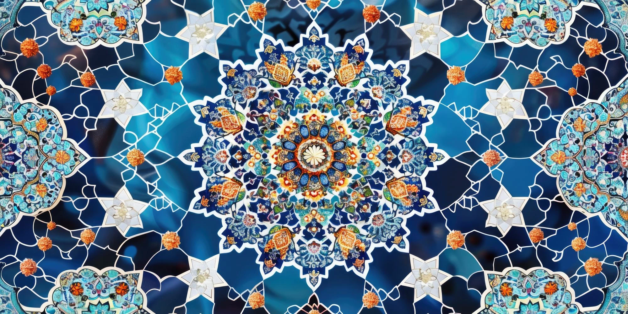 Mbulesë tavoline Hermia Concept, ngjyrë azure, 160x220cm