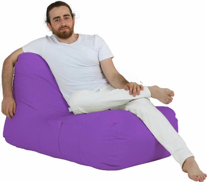 Puf kopshti, ngjyrë vjollcë, Atelier del Sofa, Trendy Comfort Bed Pouf