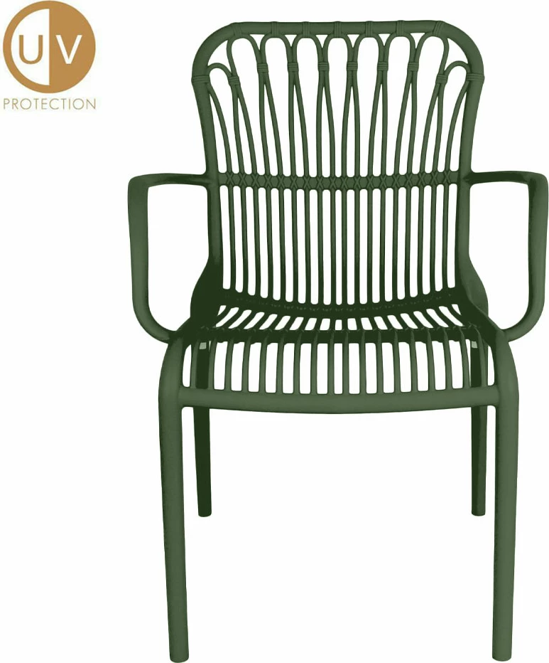 Karrige Jakarta, ngjyrë e gjelbër e errët, 61x65x87