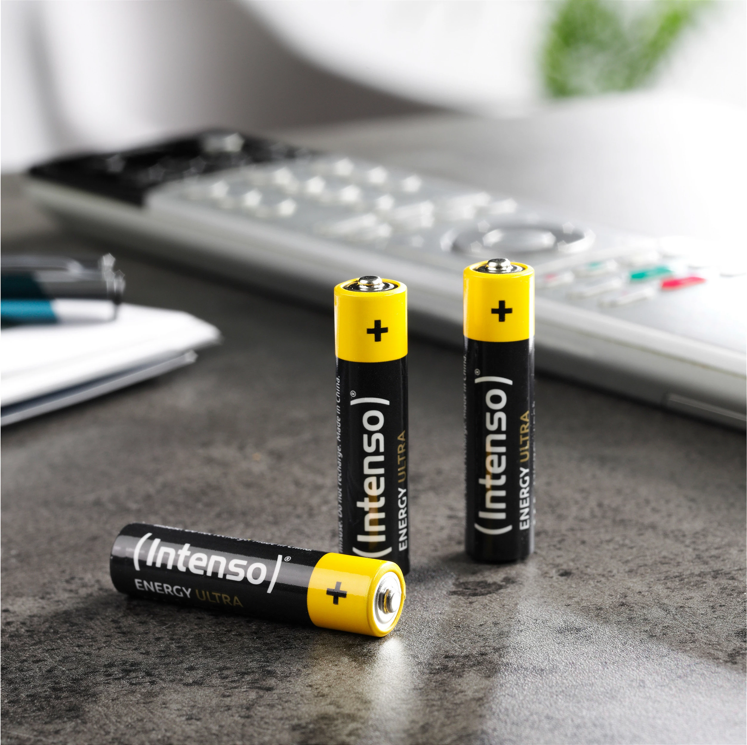 Bateri Intenso Energy Ultra AAA 1.5V 1250mAh, paketë 10 copë, e zezë/verdhe