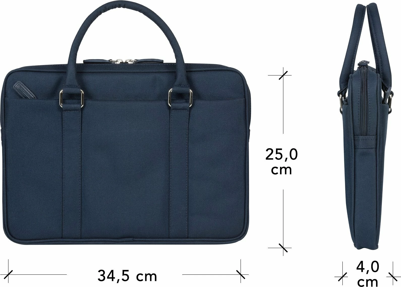 Çantë laptopi dbramante1928 Stelvio Slim Bag Pure 14" lëkurë full-grain, navy