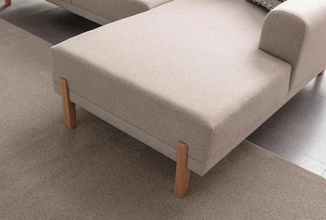 Kënd divan-krevat, ngjyrë krem, Atelier del Sofa, Relax Djathtas