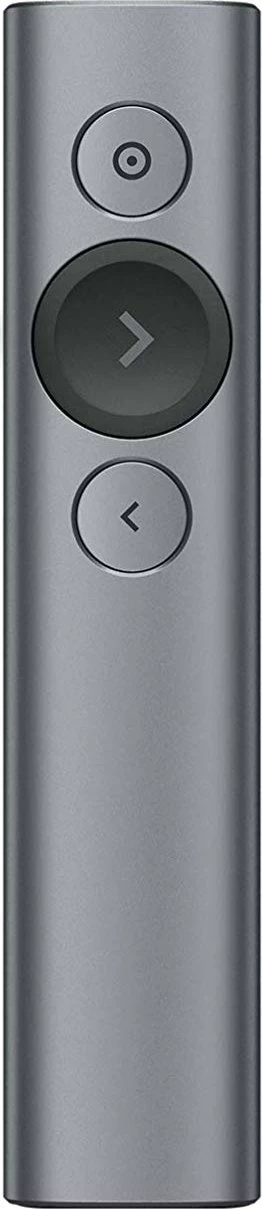 Telekomandë prezantimi Logitech Spotlight 910-004861 30 m Bluetooth/2.4 GHz me kasë, argjendtë