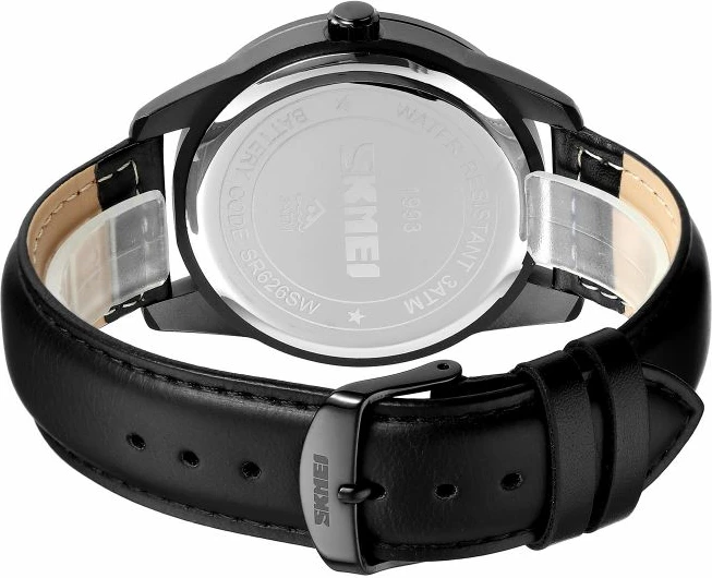 Orë dore për meshkuj Skmei, e zezë