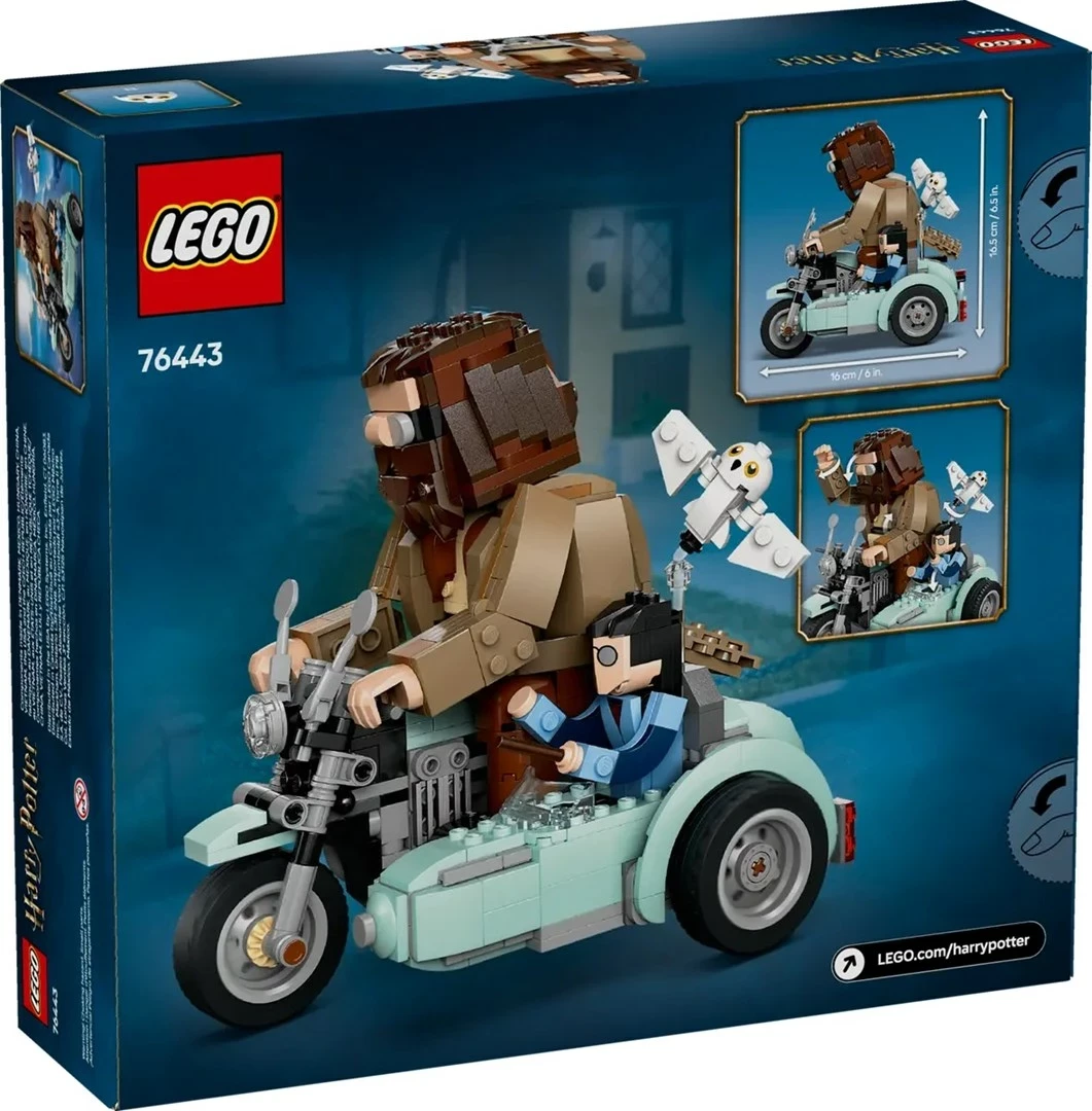 Set LEGO Harry Potter 76443, Hagrid & Harry's Motorcycle Ride