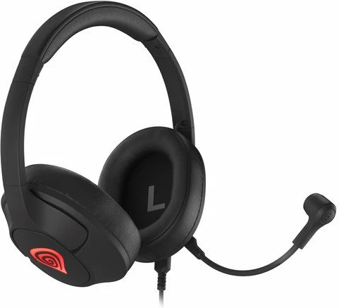 Kufje gaming Genesis Radon 800 7.1 me kabllo 3.5mm/USB me mikrofon të shkëputshëm LED e kuqe