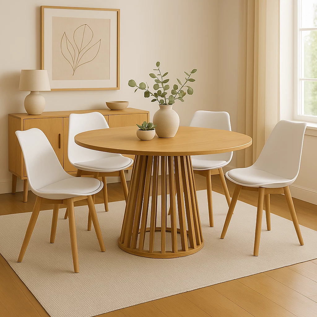 Tavolinë Domonic natyrale D120x75cm