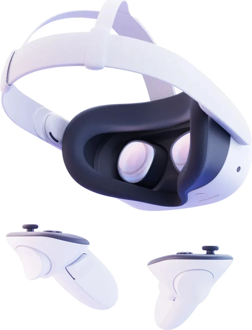 Syze VR Meta Quest 3S 256 GB, të bardha, me 2 kontrollorë