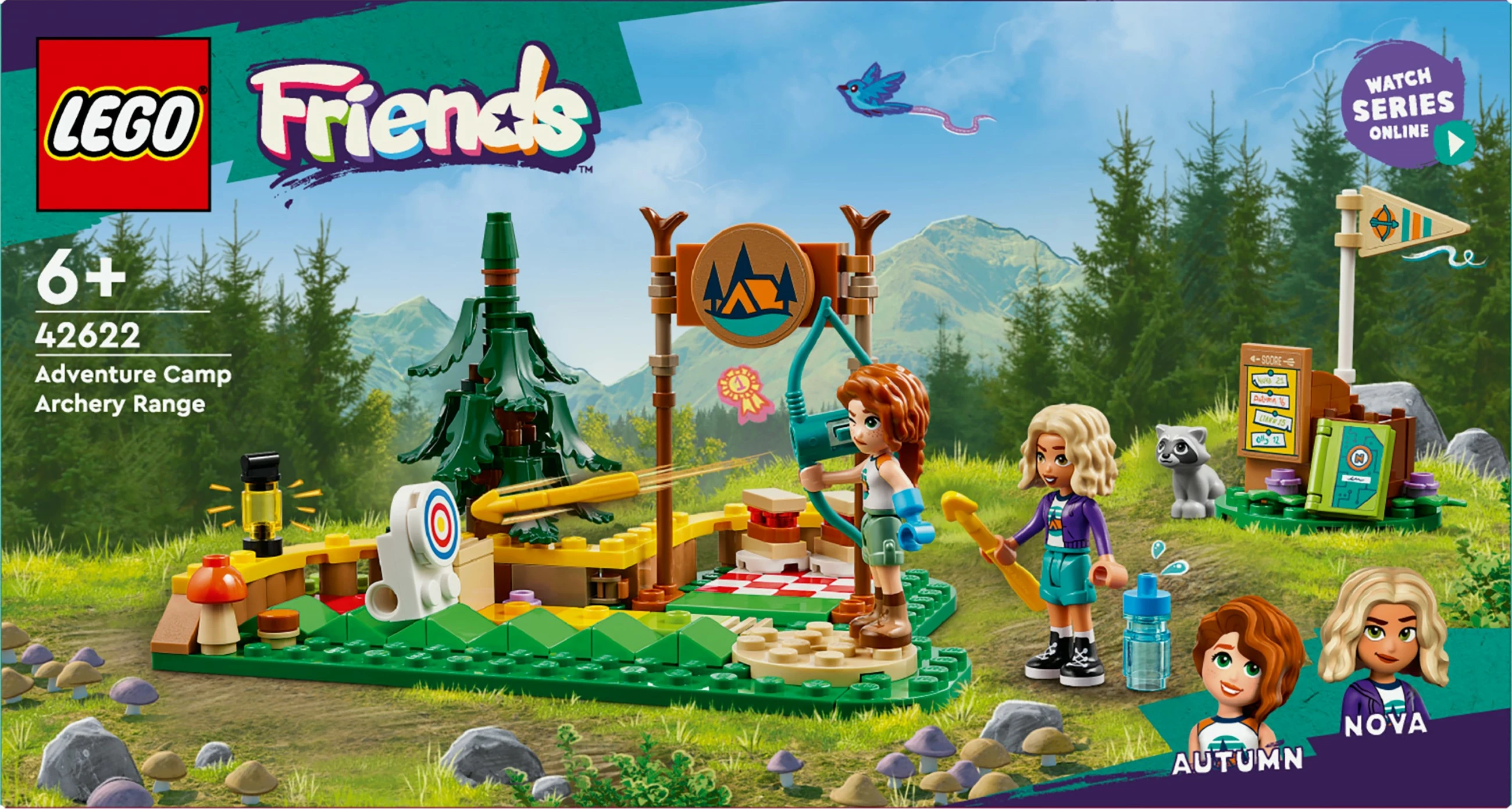 Set ndërtimi LEGO Friends 42622, kamp aventuresk, multikolor