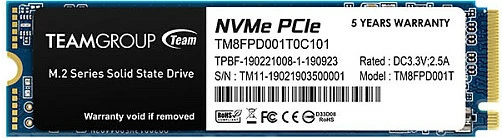 SSD M.2 Team Group MP33 PRO 1TB NVMe PCIe 3.0 x4