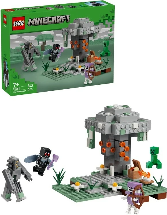 Set ndërtimi, LEGO Minecraft, 21586 The Pale Garden, 243 pjesë, 7+