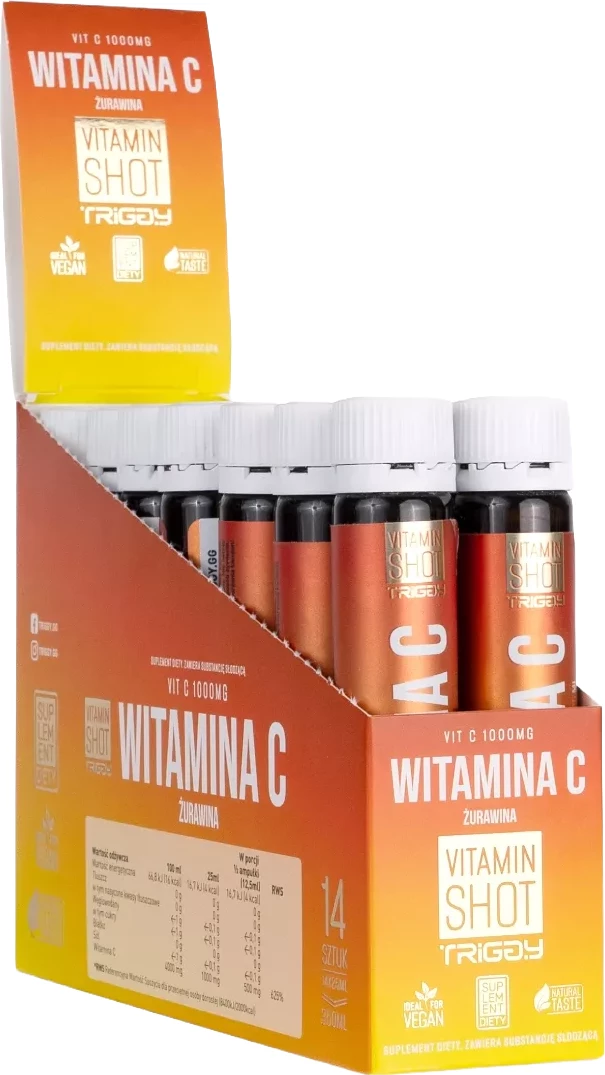 Vitamina C Shots – Vitamina C për Imunitet (25ml x 14)