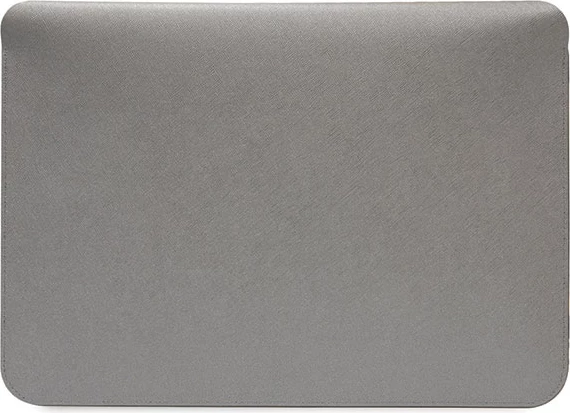 Mbështjellës Karl Lagerfeld Saffiano Karl&Choupette për laptop 16", argjendtë