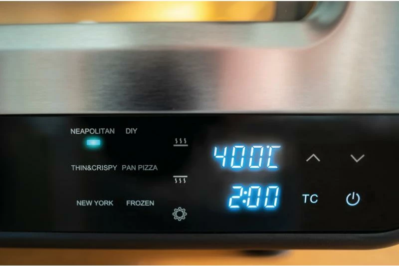 Furrë pice elektrike UNOLD Luigi 68816, gur pice i përfshirë, deri 450°C, ngrohje sipër/poshtë e rregullueshme, argjendtë