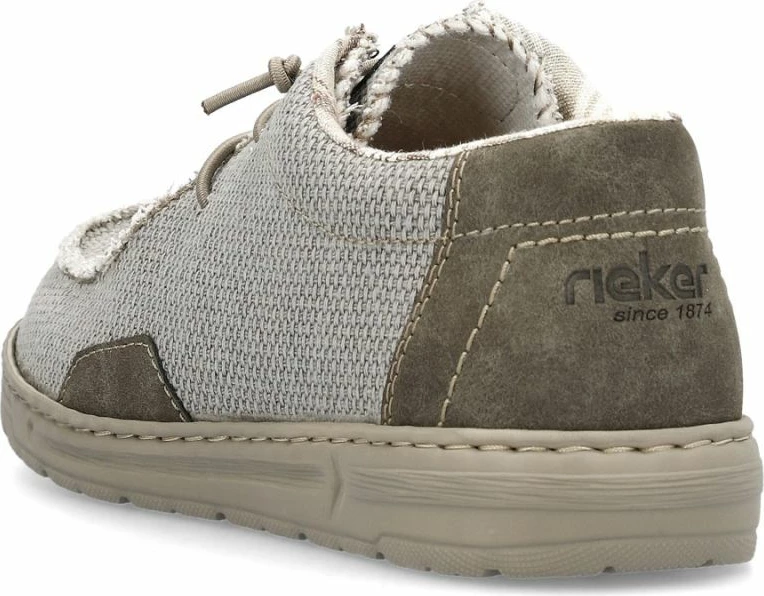 Atlete të ulëta meshkuj Rieker 08600-63, gri