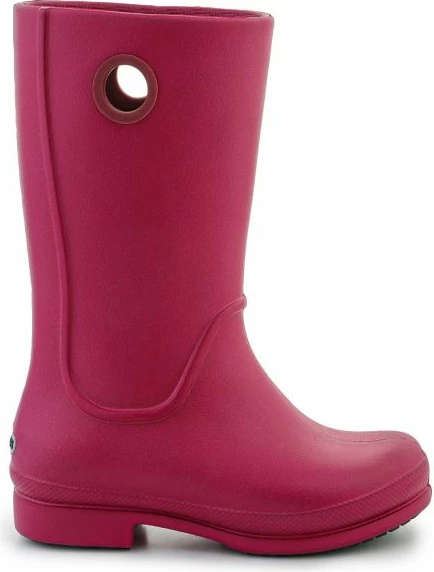Çizme shiu për fëmijë Crocs Wellie Rain Boot Girl 50004-00209, pomegranate [Madhësia: 25 - 26]