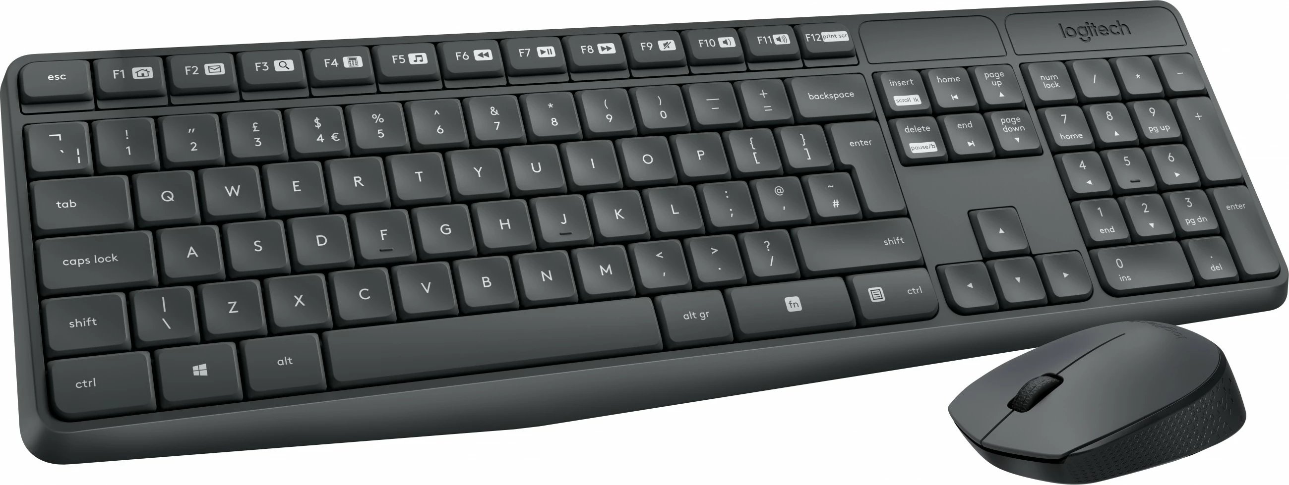 SET tastierë dhe maus Logitech MK235, Wireless, USB, QWERTZ, hiri