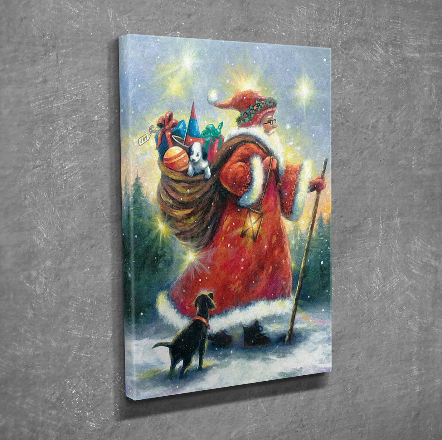 Pikturë dekorative në kanavacë, shumëngjyrëshe, Wallity, DC176, 30x40cm