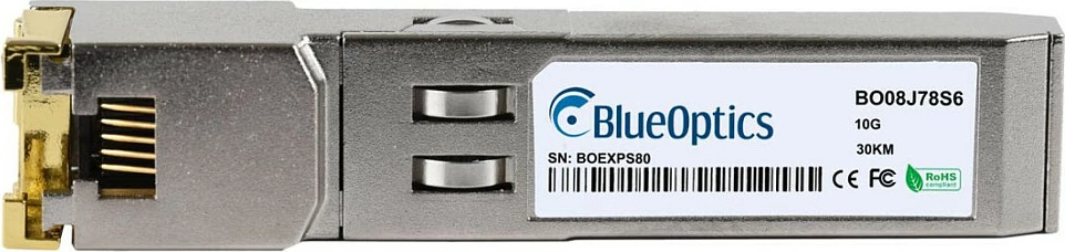 Modul transceiver SFP+ BlueOptics FS-TRAN-SFP+GC, 10GBASE-T, RJ45, 30m