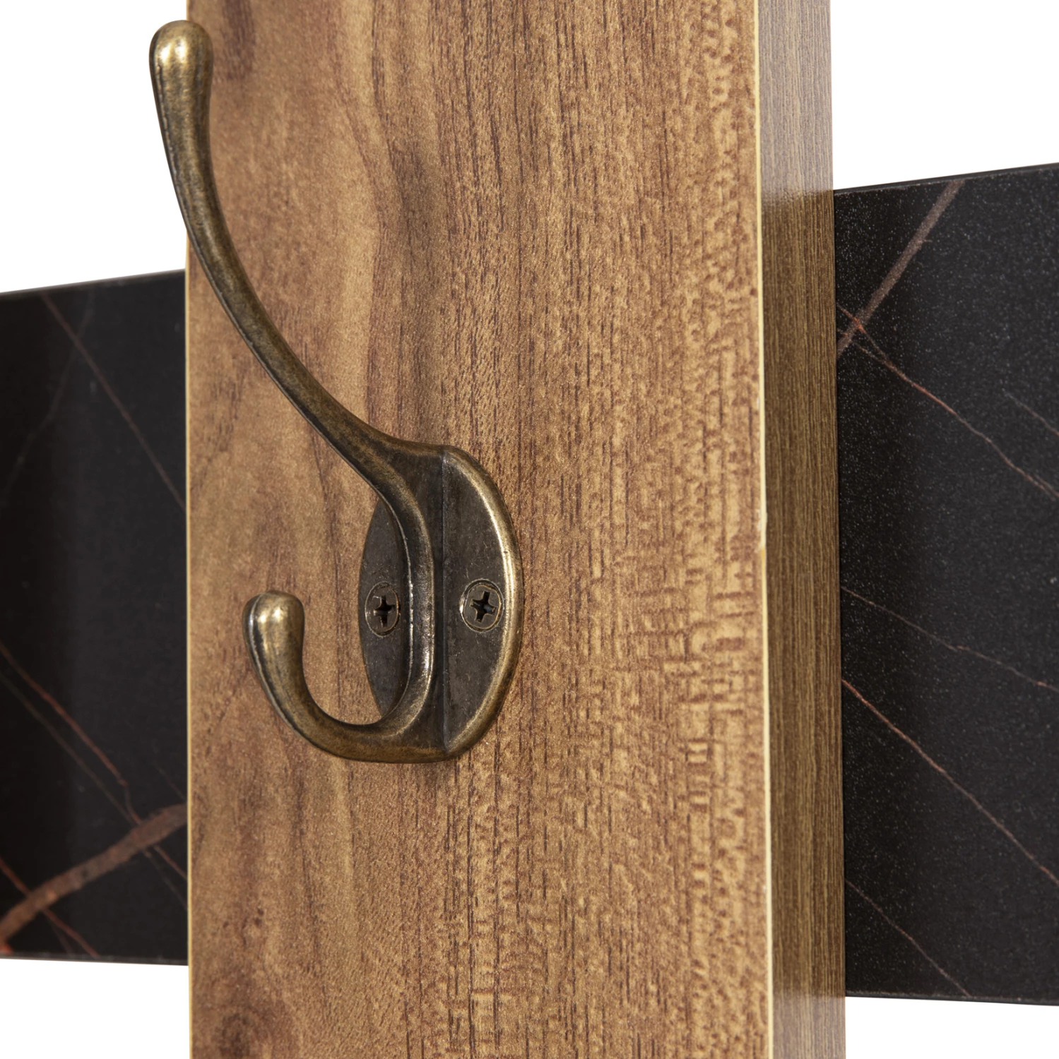 Varëse muri WESSON FH8940.15 melaminë, mermer i zi & natyral, 64x4x79Hcm