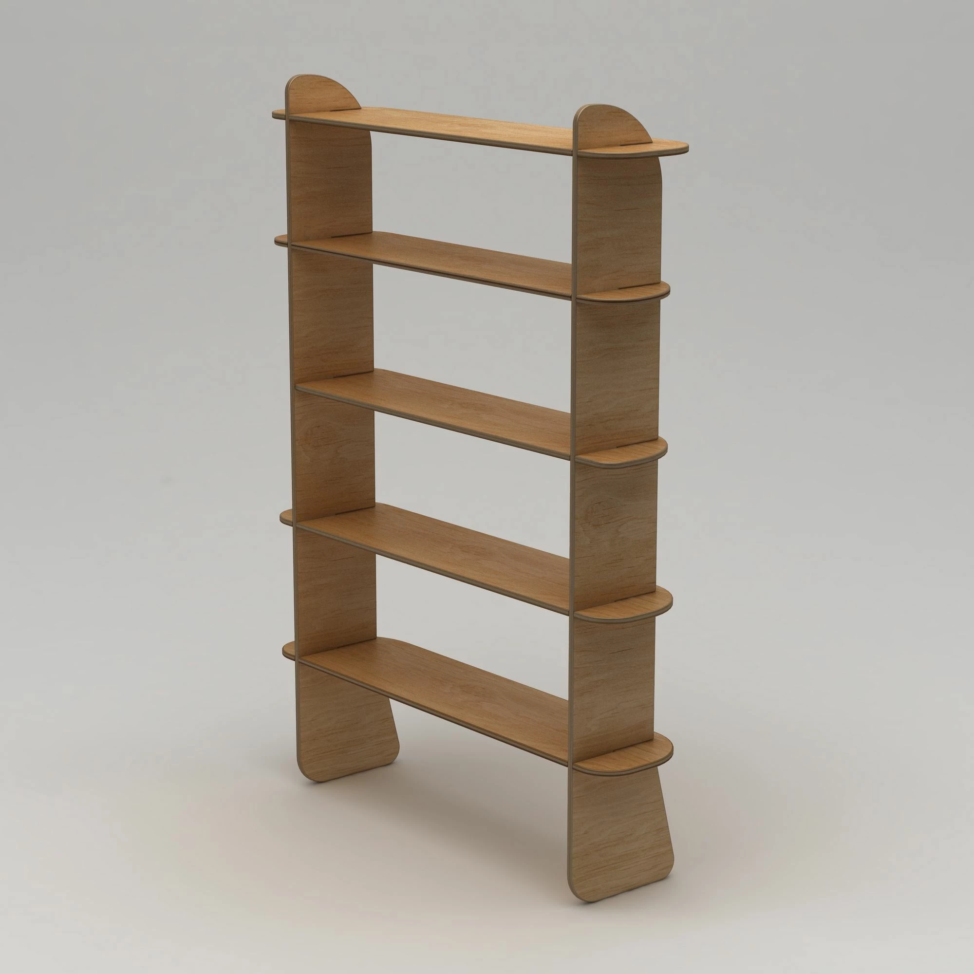 Raft librash Skye Decor, natyral, Scala-3