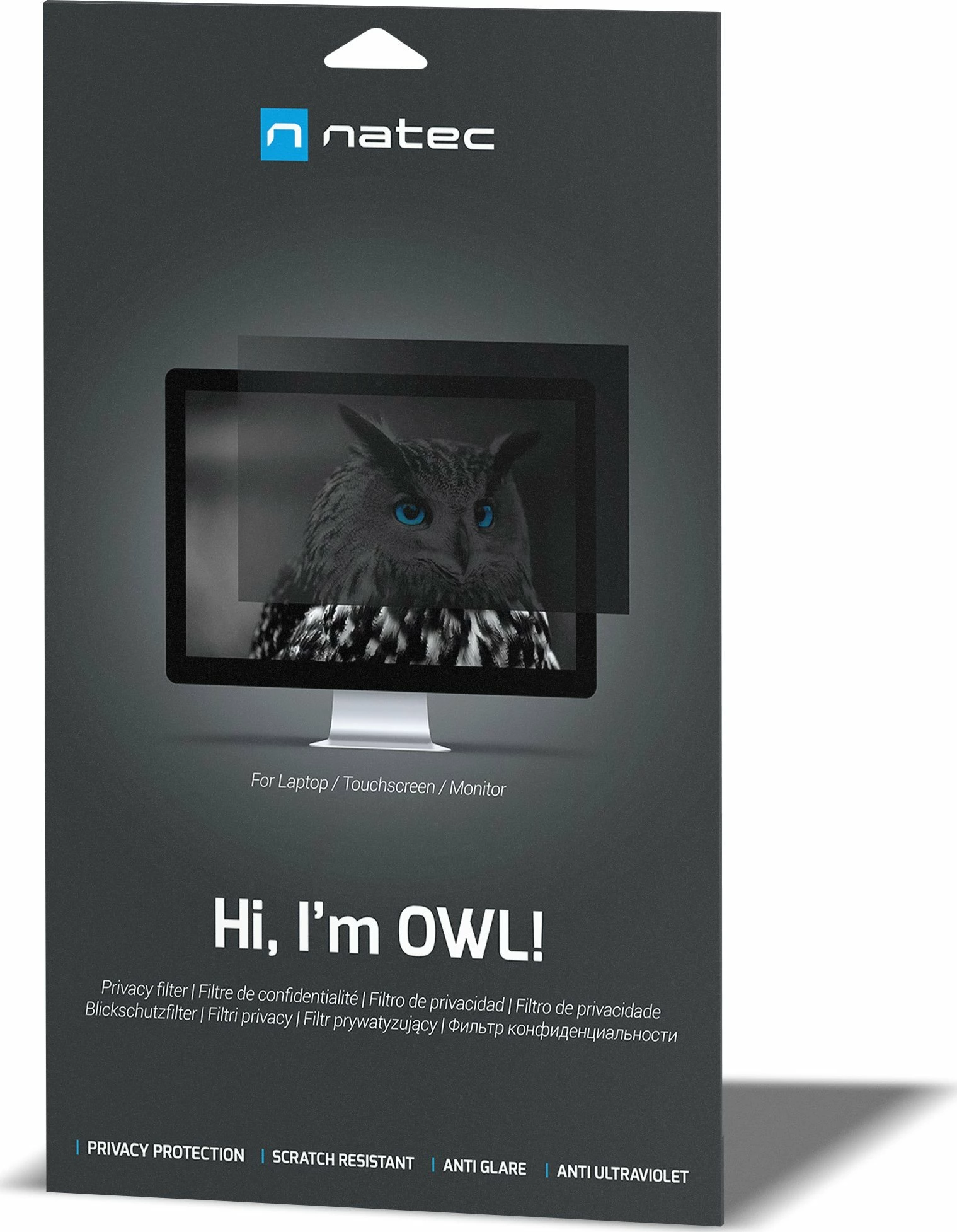 Filtër privatësie për ekran Natec OWL NFP-2118 27"
