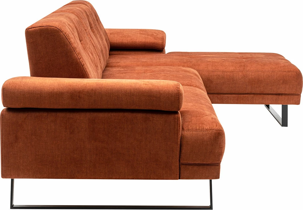 Këndore e madhe, ngjyrë portokalli, Atelier del Sofa Mustang, këndi i djathtë