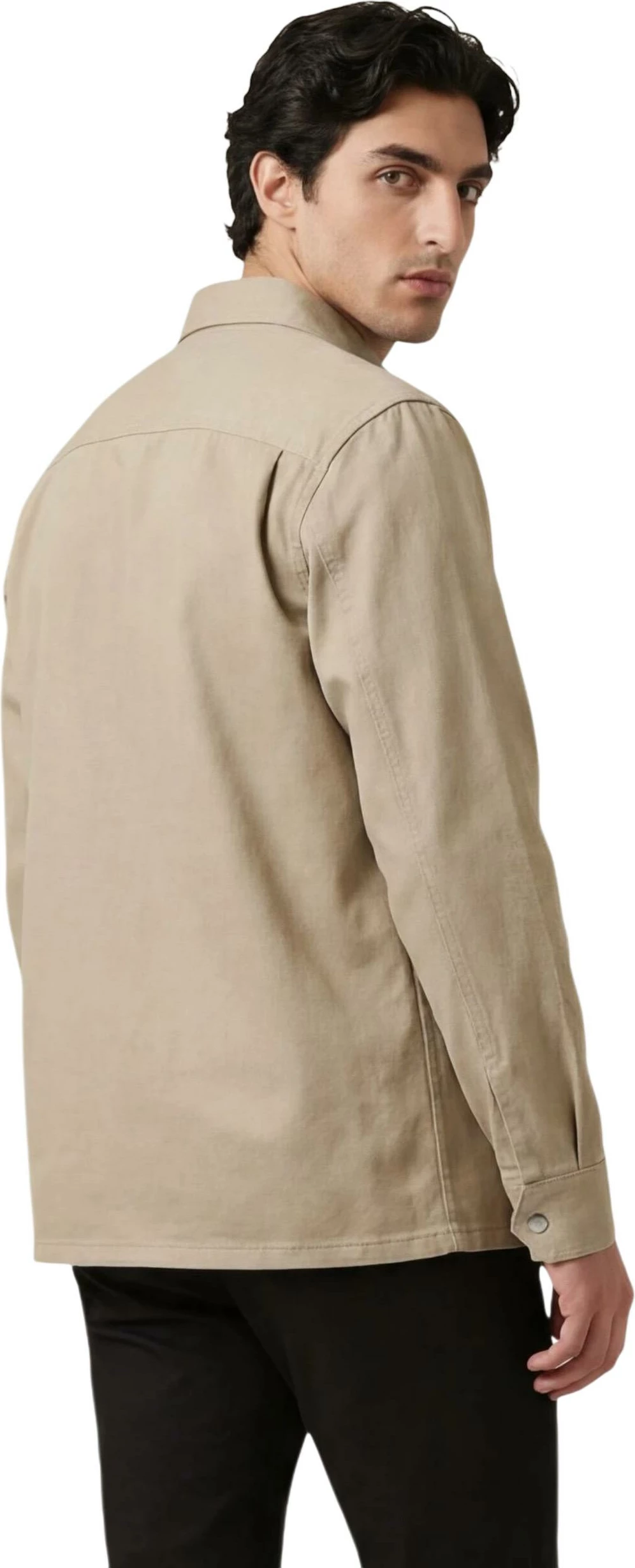 Këmishë me mëngë të gjata për meshkuj Calvin Klein Jeans LV04RE103G, bezhë [Madhësia: L]