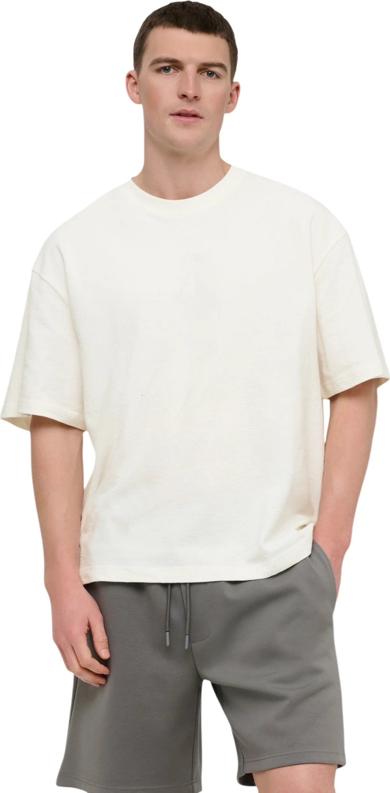 Maicë për meshkuj Only & Sons Onslenny Ovz Ss Strct Tee Noos 22036392, krem