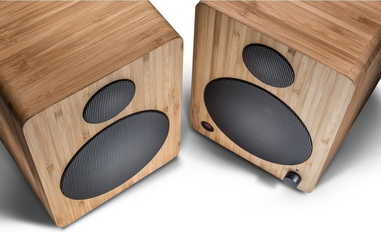 Sistem zëri Wavemaster CUBE MINI NEO, 2.0 kanale, Bluetooth, 36W, Bamboo