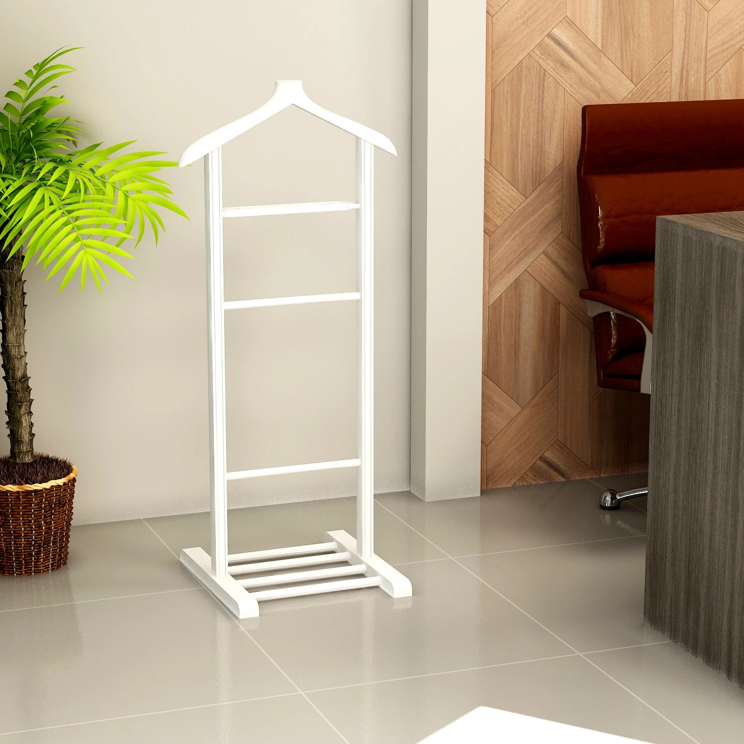 Stendë për rroba Hanah Home, Beta Single, e bardhë