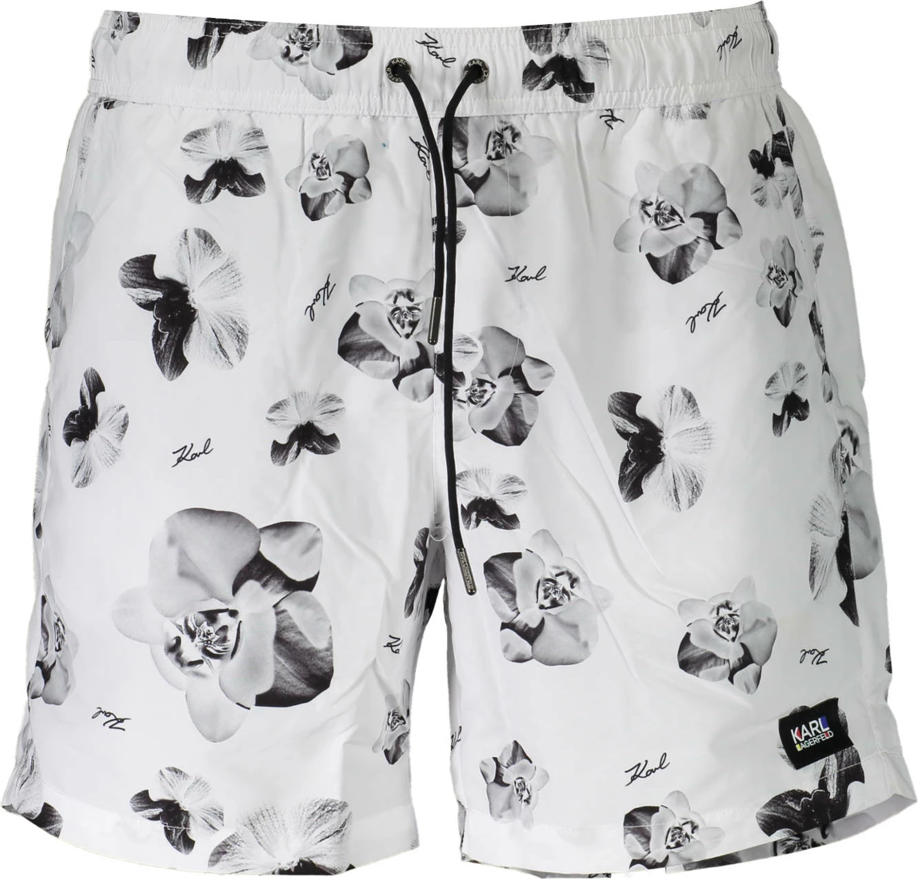 Të poshtme noti KARL LAGERFELD BEACHWEAR për meshkuj, të bardha