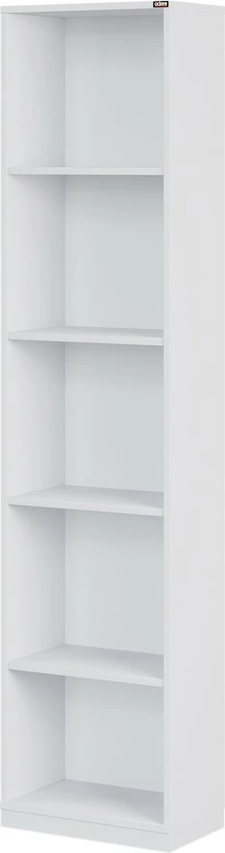 Raft librash Hanah Home, Ktp-325-Bb-1, ngjyrë e bardhë