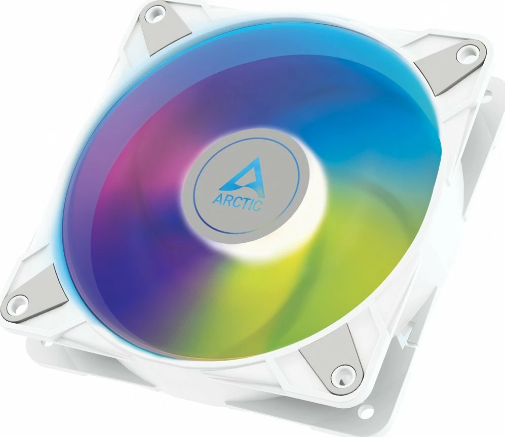 Ventilator PC Arctic P12 PWM PST A-RGB 0dB 120mm 4-pin PWM, i bardhë, 1 copë (ACFAN00254A)