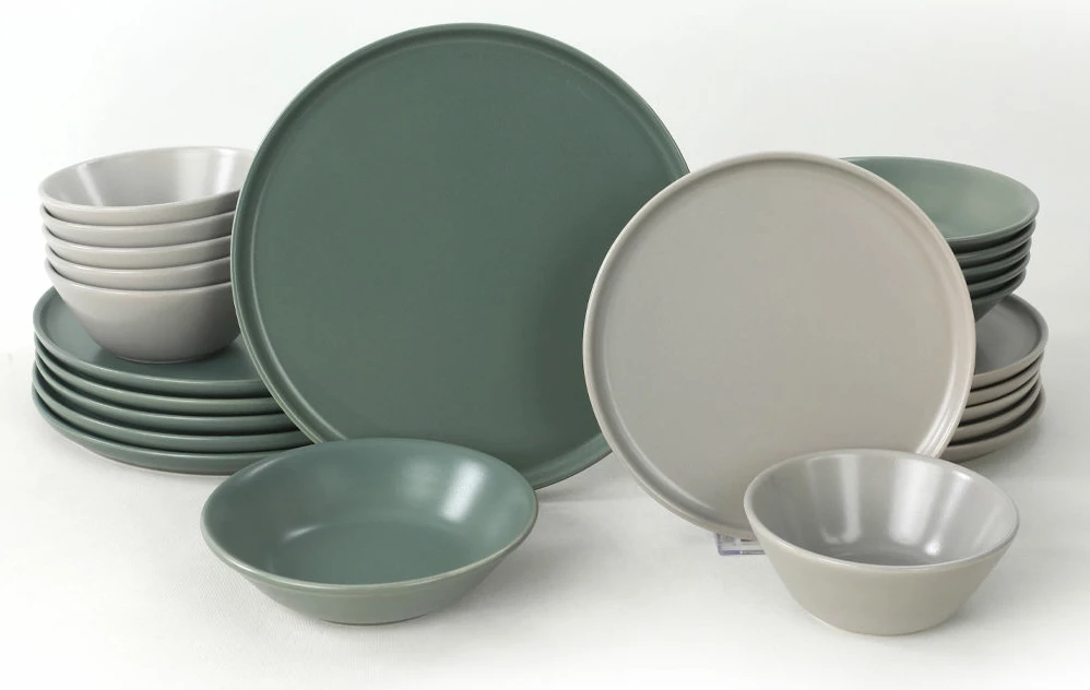 Set enësh për drekë prej qeramike, 24 copë, Hermia Concept, TY039124FX90A000000MAET000