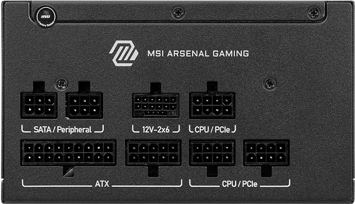 Furnizues rryme (PSU) MSI MAG A750GLS PCIE5, 750W, 80+ Gold, Fully Modular, ATX 3.1, PCIe 5.1, i zi