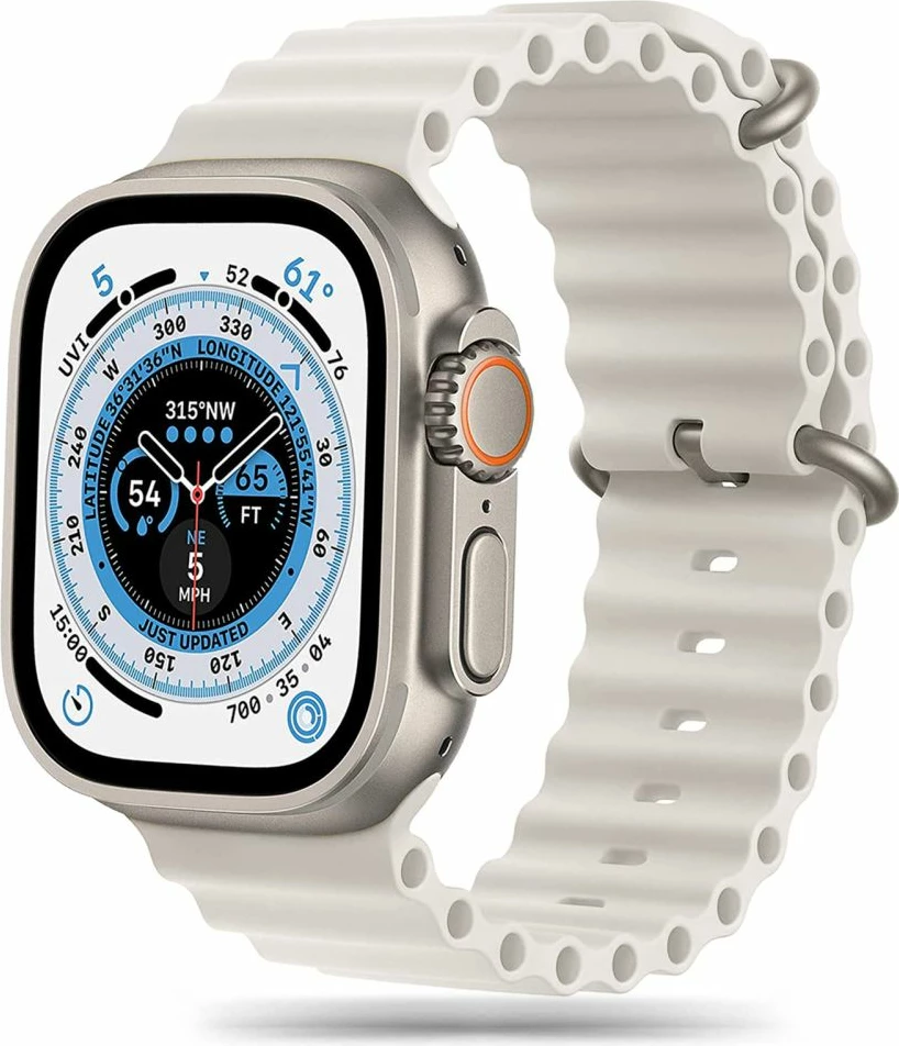 Rrip sportiv për Apple Watch Tech-Protect IconBand Pro, TPU, Bezhe, 42/44/45/49 mm