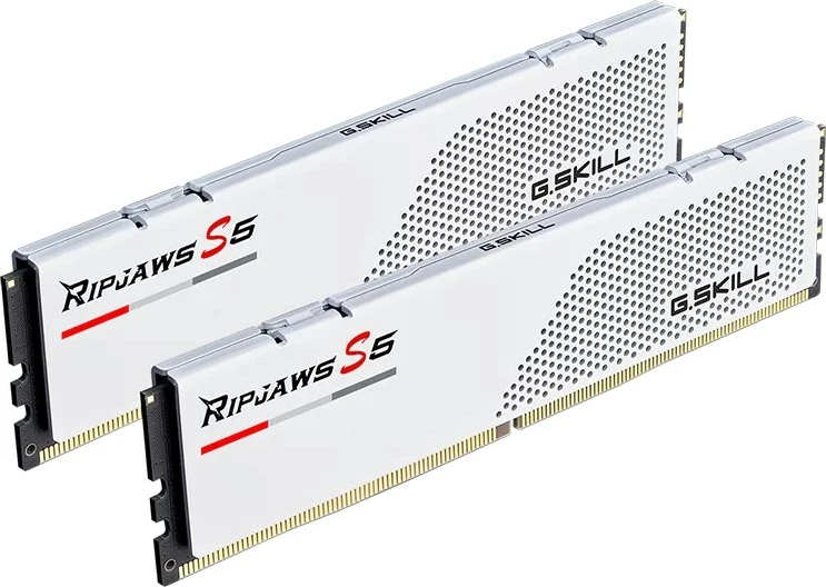 RAM Memorje G.SKILL Ripjaws S5, 96 GB (2 x 48 GB), DDR5, 5200 MHz, Bardhë