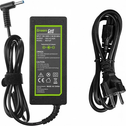 Karikues laptopi Green Cell PRO 65W 19V 3.42A për AsusPro BU400/PU551, i zi