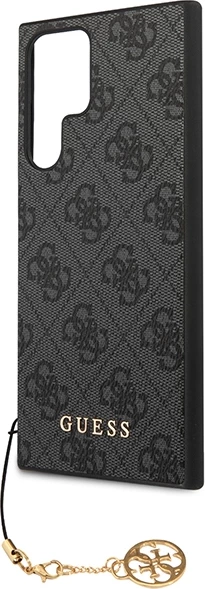Mbështjellës Guess 4G Charms për Samsung Galaxy S24 Ultra, i zi