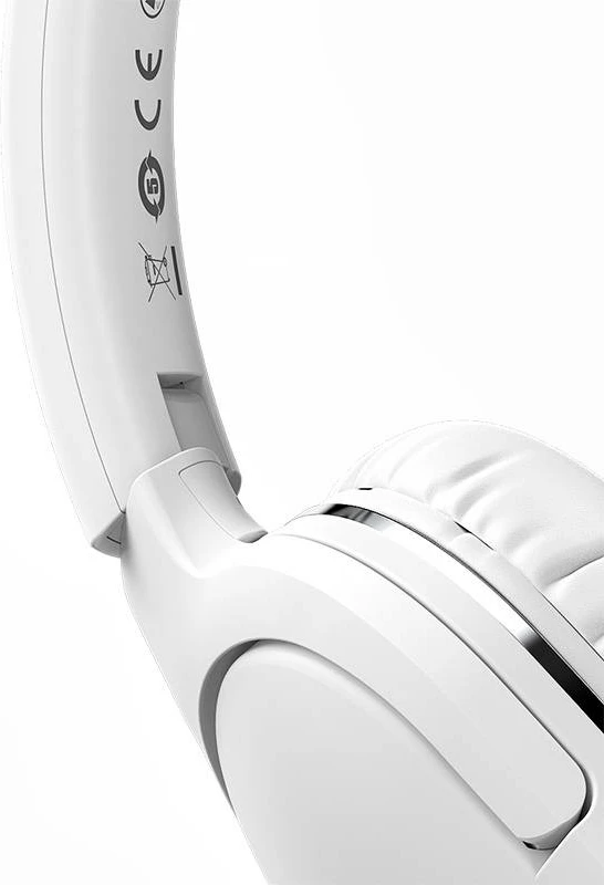 Kufje pa tela Baseus Encok D02 Pro NGTD010302, Bluetooth 5.3, 40mm, 40 orë, USB-C, të bardha