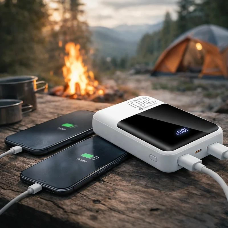 Powerbank everActive EB-20Q, e bardhë 20000mAh