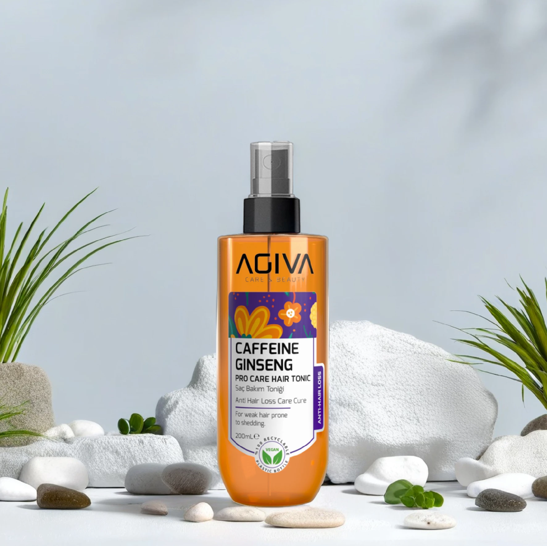 Tonik për flokë Agiva Caffeine Ginseng Pro Care 
