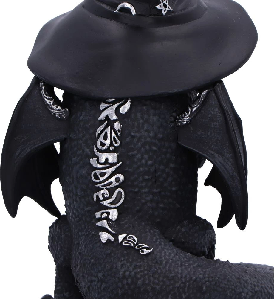 Figurinë Nemesis Now Azascale 12.4 cm, Cult Cuties, me kuti dhurate, e zezë