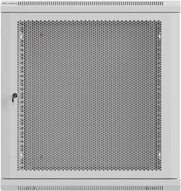 Kasë rack LANBERG 19" 12U, 600x600mm, e hirtë, derë me vrima