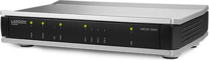 Router LANCOM 1800EF SD-WAN, SFP FTTH, Gigabit Ethernet, 1Gbps, 5-25 VPN, 62138