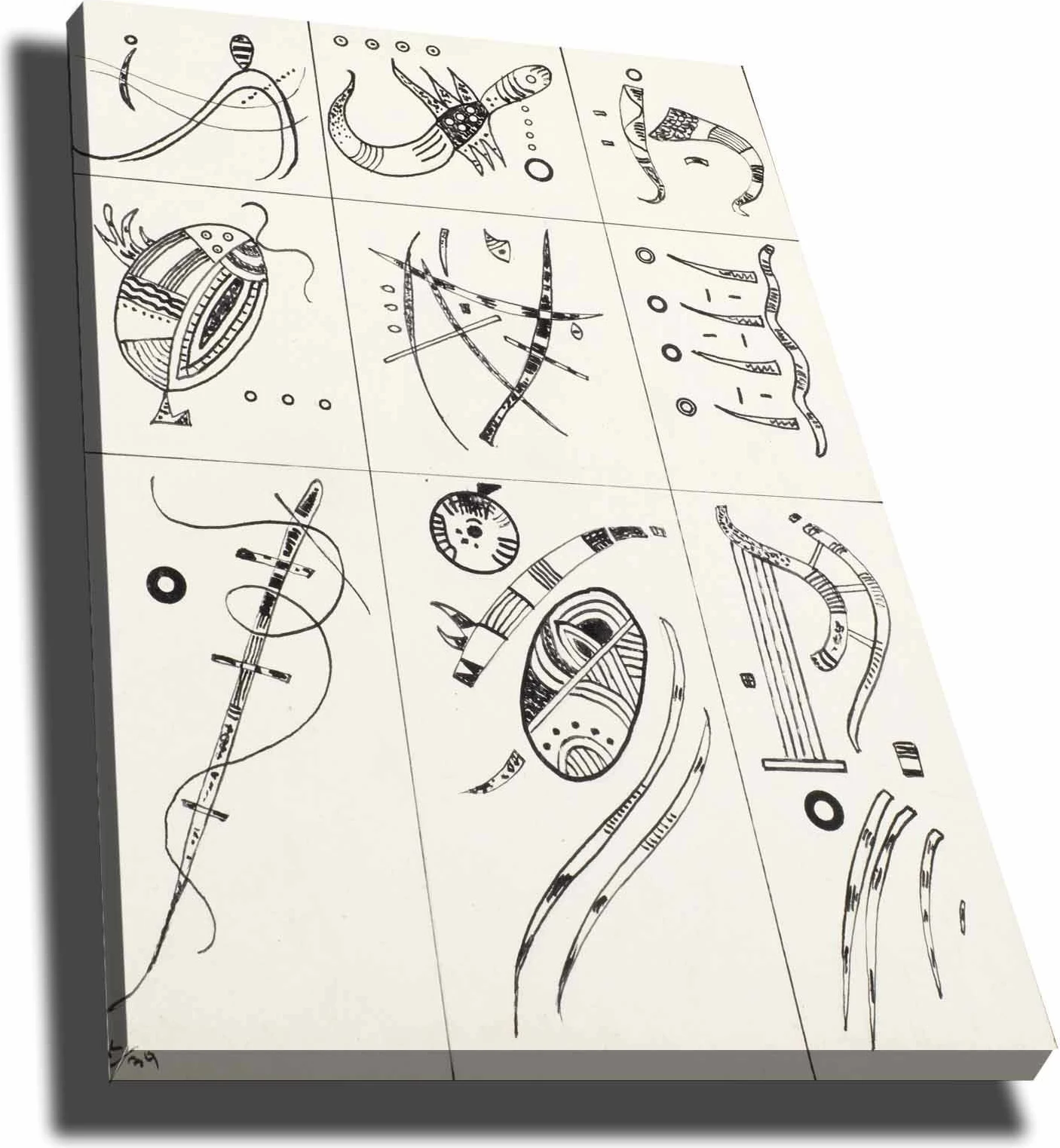 Pikturë dekorative në kanavacë Wallity, 70100KANDINSKY010