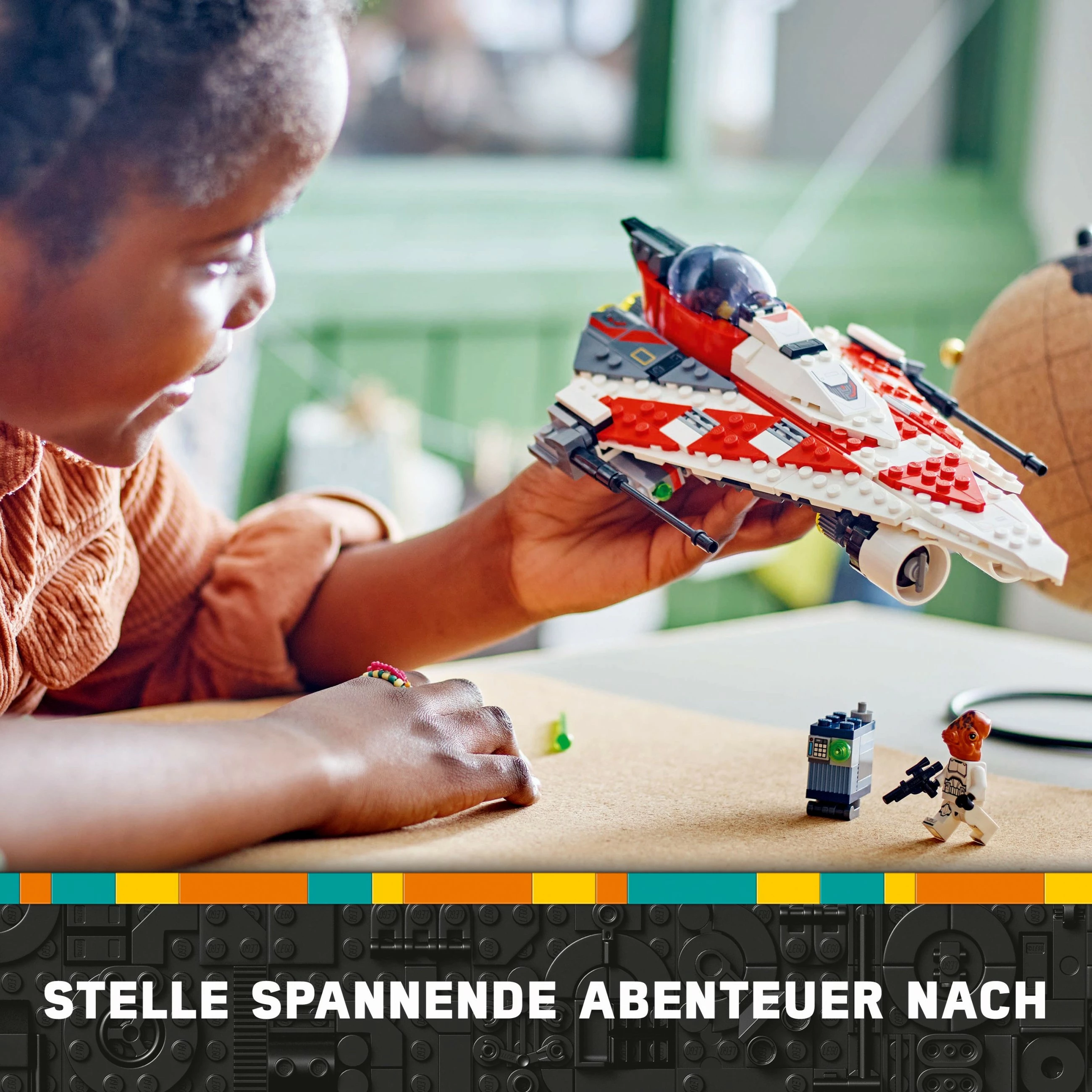 Set ndërtimi LEGO Jedi Bob's Starfighter, 305 pjesë, shumëngjyrësh