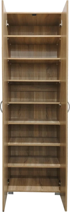 Dollap për këpucë dhe rroba Racka, ngjyrë sonoma, 58x34x186cm